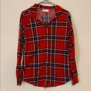 Long sleeve button up.